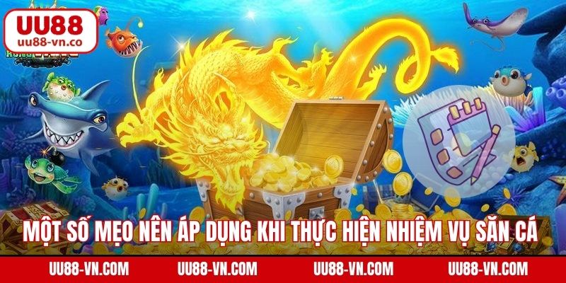 Một số mẹo nên áp dụng khi thực hiện nhiệm vụ săn cá 